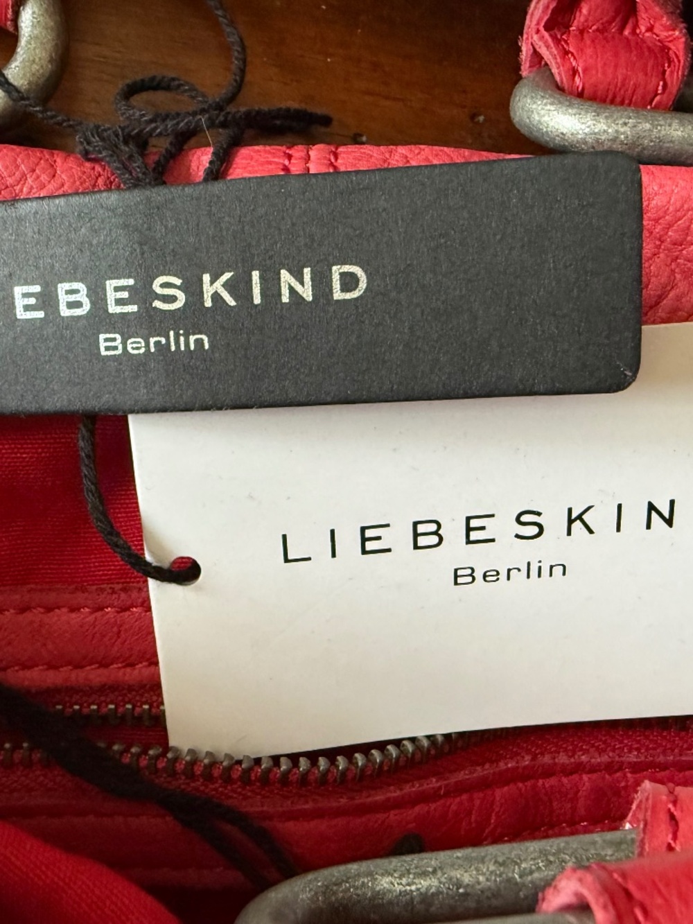 Liebeskind Berlin Red Leather Bag Never Used